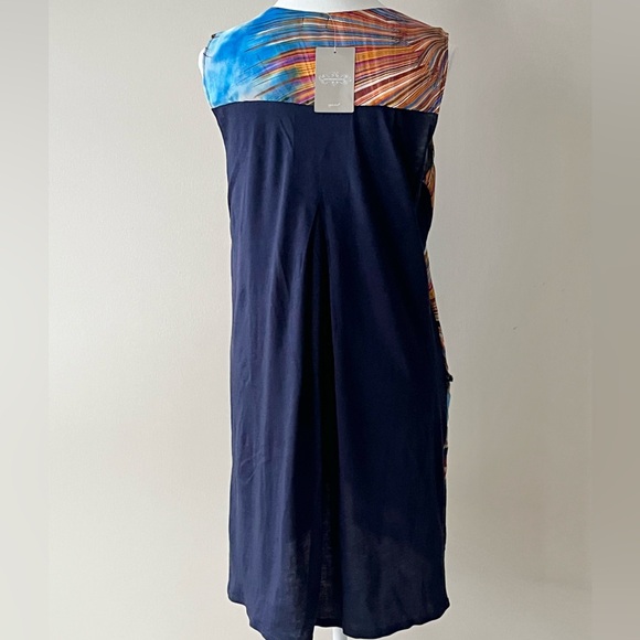 Anthropologie NWT Abstract Sleeveless Dress – Artistic & Lightweight - Picture 2 of 4